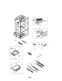 Freezer parts for Samsung Refrigerator RF220NCTASP/AA-00 from AppliancePartsPros.com