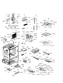 Fridge parts for Samsung Refrigerator RF23HTEDBSR/AA-05 from AppliancePartsPros.com