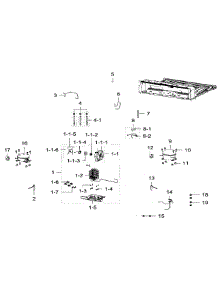 Cycle parts for Samsung Refrigerator RF32FMQDBSR/AA-02 from AppliancePartsPros.com