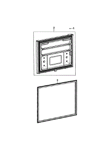 Freezer Door parts for Samsung Refrigerator RB195ACWP/XAA-00 from AppliancePartsPros.com