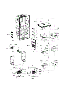 Freezer parts for Samsung Refrigerator RF23J9011SR/AA-05 from AppliancePartsPros.com