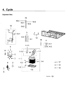 Compressor parts for Samsung Refrigerator RF22M9581SG/AA-00 from AppliancePartsPros.com