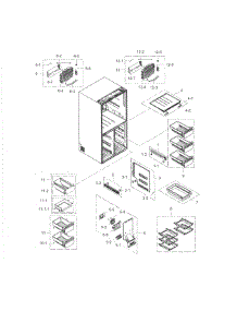 Freezer parts for Samsung Refrigerator RF34H9950S4/AA-01 from AppliancePartsPros.com
