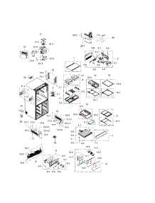 Fridge parts for Samsung Refrigerator RF34H9950S4/AA-00 from AppliancePartsPros.com