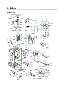 Fridge parts for Samsung Refrigerator RF23HCEDBWW/AA-11 from AppliancePartsPros.com