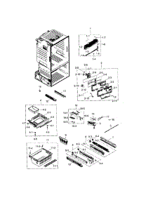 Freezer parts for Samsung Refrigerator RF263TEAEWW/AA-01 from AppliancePartsPros.com