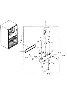 Flexzone Door parts for Samsung Refrigerator RF31FMEDBBC/AA-01 from AppliancePartsPros.com