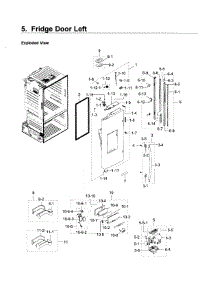 Fridge Door L parts for Samsung Refrigerator RF23HCEDBSR/AA-10 from AppliancePartsPros.com