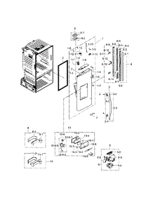 Frdige Door L parts for Samsung Refrigerator RF23HCEDBWW/AA-03 from AppliancePartsPros.com