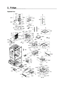 Fridge parts for Samsung Refrigerator RF23HCEDBWW/AA-09 from AppliancePartsPros.com