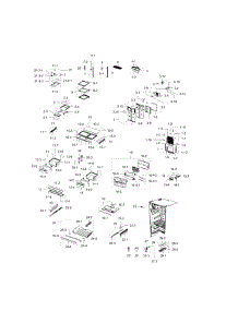 Refrigerator parts for Samsung Refrigerator RFG238AABP/XAA-00 from AppliancePartsPros.com