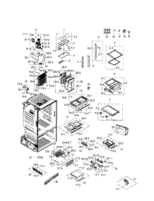 Fridge parts for Samsung Refrigerator RF263TEAESG/AA-00 from AppliancePartsPros.com