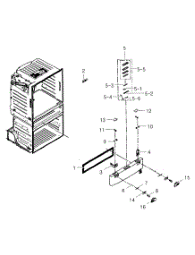 Flexzone parts for Samsung Refrigerator RF25HMEDBSR/AA-01 from AppliancePartsPros.com