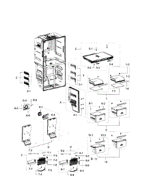 Freezer parts for Samsung Refrigerator RF23J9011SR/AA-04 from AppliancePartsPros.com