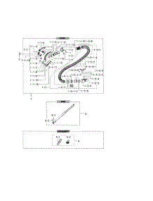 Hose Assy parts for Samsung Vacuum VC12F50PRJC/AA from AppliancePartsPros.com