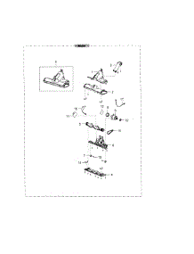 Brush parts for Samsung Vacuum VU12F70SHCC/AA-0000 from AppliancePartsPros.com