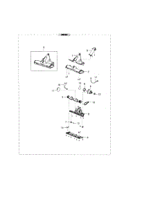 Brus parts for Samsung Vacuum VU12F40SBBT/AA from AppliancePartsPros.com