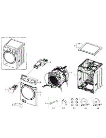 Main Section parts for Samsung Washer WF520ABP/XAA-01 from AppliancePartsPros.com
