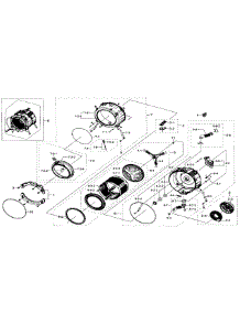 Tub & Drum parts for Samsung Washer WF393BTPARA/A1-00 from AppliancePartsPros.com