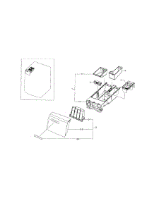 Drawer parts for Samsung Washer WF448AAW/XAA-05 from AppliancePartsPros.com
