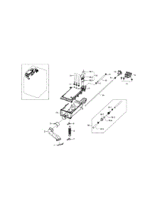 Housing-Drawer parts for Samsung Washer WF448AAW/XAA-05 from AppliancePartsPros.com