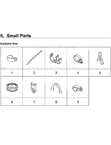Small Parts parts for Samsung Washer WA52M7750AW/A4-00 from AppliancePartsPros.com
