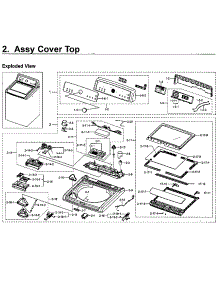 Top Asy parts for Samsung Washer WA5471ABP/XAA-02 from AppliancePartsPros.com