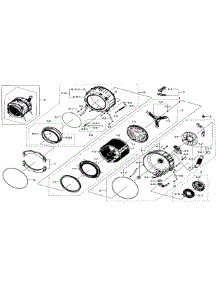 Tub & Drum parts for Samsung Washer WF330ANW/XAA-01 from AppliancePartsPros.com