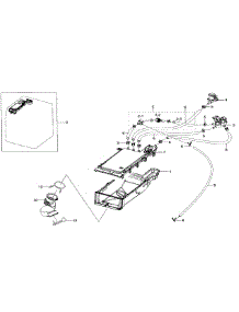 Housing-Drawer parts for Samsung Washer WF330ANW/XAA-01 from AppliancePartsPros.com
