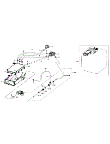 Housing-Drawer parts for Samsung Washer WF511ABW/XAA-01 from AppliancePartsPros.com