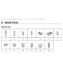 Small Parts parts for Samsung Washer WF45M5500AZ/A5-00 from AppliancePartsPros.com