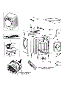Main Assy parts for Samsung Washer WF306LAW/XAA-00 from AppliancePartsPros.com