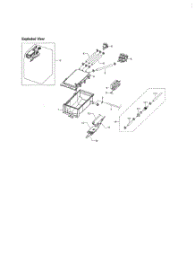 Housing Drawer parts for Samsung Washer WF338AAB/XAA-01 from AppliancePartsPros.com