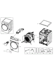 Main Assy parts for Samsung Washer WF435ATGJWR/A1-02 from AppliancePartsPros.com