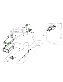 Housing Drawer parts for Samsung Washer WF511ABR/XAA-02 from AppliancePartsPros.com
