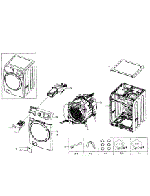 Main Section parts for Samsung Washer WF520ABP/XAA-07 from AppliancePartsPros.com