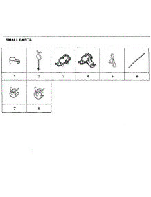 Holders parts for Samsung Washer WA422PRHDWR/AA-01 from AppliancePartsPros.com