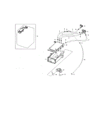 Drawer Parts parts for Samsung Washer WF45N5300AW/US-00 from AppliancePartsPros.com