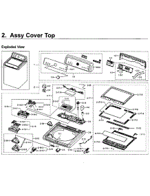 Top Asy parts for Samsung Washer WA5471ABW/XAA-02 from AppliancePartsPros.com