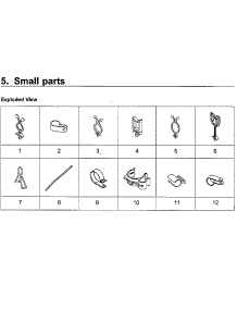 Small Parts parts for Samsung Washer WA5471ABW/XAA-02 from AppliancePartsPros.com