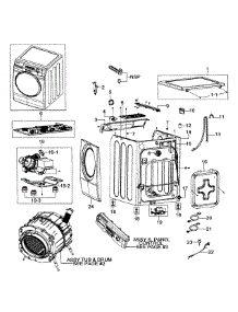 Main Assy parts for Samsung Washer WF316LAW/XAA-00 from AppliancePartsPros.com