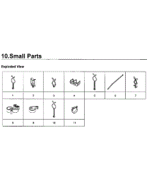 Small Parts parts for Samsung Washer WV60M9900AW/A5-01 from AppliancePartsPros.com