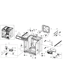 Frame & Cover Parts parts for Samsung Washer WF330ANW/XAA-03 from AppliancePartsPros.com