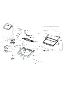 Cover Top parts for Samsung Washer WA48J7770AW/A2-00 from AppliancePartsPros.com