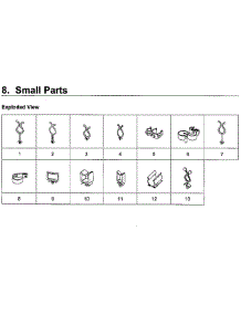 Small Parts parts for Samsung Washer WF45M5500AW/A5-00 from AppliancePartsPros.com