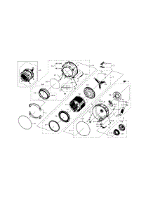 Tub & Drum parts for Samsung Washer WF330ANB/XAA-07 from AppliancePartsPros.com