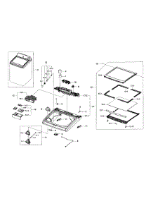 Top Cover parts for Samsung Washer WA48H7400AP/A2-00 from AppliancePartsPros.com