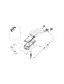 Housing-Drawer parts for Samsung Washer WF395BTPASU/A1-00 from AppliancePartsPros.com