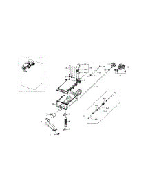 Housing-Drawer parts for Samsung Washer WF448AAP/XAA-06 from AppliancePartsPros.com