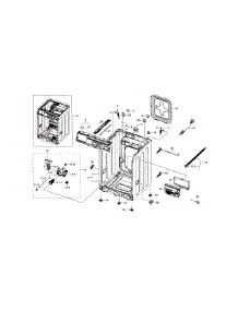 Frame & Cover Parts parts for Samsung Washer WF330ANB/XAA-05 from AppliancePartsPros.com